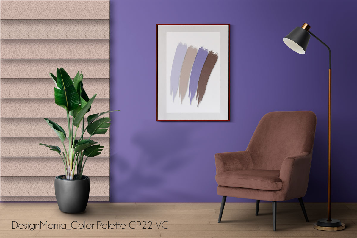 Picture frame mockup psd hanging in modern living room home deco