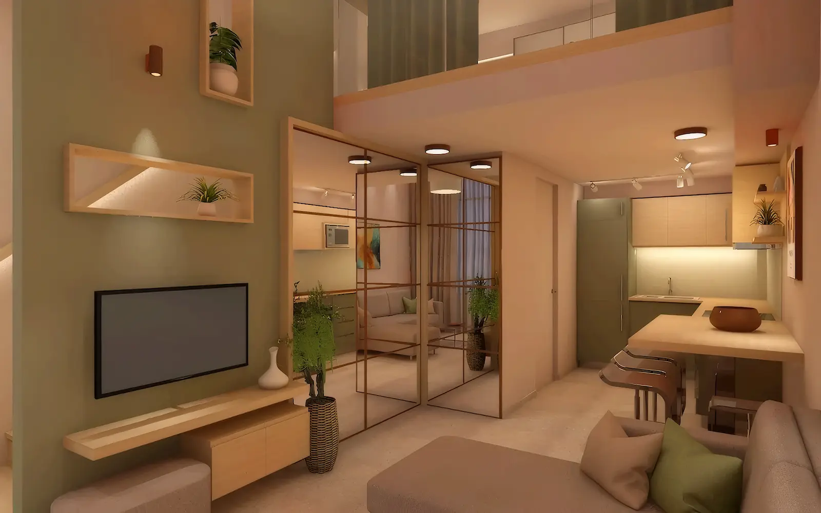 Airbnb in Alexandroupoli- livingroom_DesignMania 1